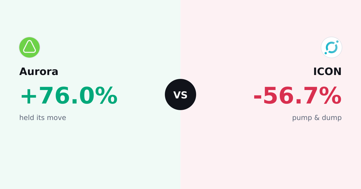 Aurora vs ICON